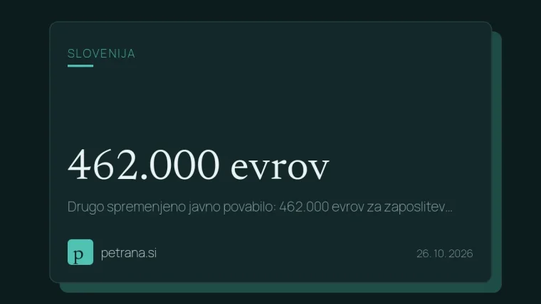 Drugo spremenjeno javno povabilo: 462.000 evrov za zaposlitev udeležencev Učnih delavnic+