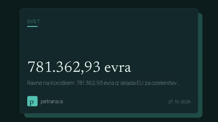 Ravne na Koroškem: 781.362,93 evra iz sklada EU za ozelenitev središča